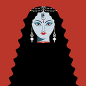 KALI DECAPITADA. Editorial Design, Graphic Design, and Traditional illustration project by Paco Serrano - 11.10.2020