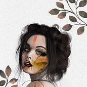 Retrato ilustrado con Procreate. Artistic Drawing, Digital Design, and Digital Illustration project by Juan Nuñez - 11.10.2020