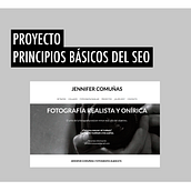 Mi Proyecto del curso: Principios básicos de SEO . Web Development, and Digital Marketing project by Jennifer Comuñas Culebras - 11.11.2020