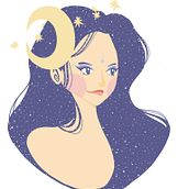 La Noche🌙 Ein Projekt aus dem Bereich Digitale Illustration von meruminto - 10.11.2020
