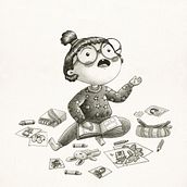 Lluvia. Traditional illustration, Children's Illustration, and Narrative project by Diana Zela - 04.29.2020