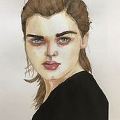 Mi Proyecto del curso: Retrato en acuarela a partir de una fotografía. Portrait Drawing project by apsarangam - 11.11.2020