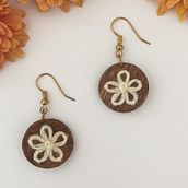 Pendientes Margarita. Arts, and Crafts project by L´ABU studio - 11.11.2020
