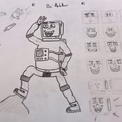 Mi Proyecto del curso: Introducción a la creación de personajes estilo cartoon. Un projet de Dessin au cra, on , et Conception de personnages de Uziel Pérez - 11.11.2020