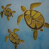 Tartarugas a nadar. Painting project by paolalohmann - 11.11.2020