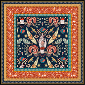 Maauie Illustration for Patterns with Soul course. Projekt z dziedziny Trad, c i jna ilustracja użytkownika auie - 12.11.2020