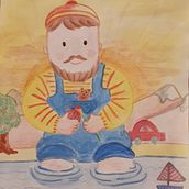 My project in Illustration Techniques with Watercolor and Gouache course . % jufliane tarafından hazırlanan Çocuk İllüstras, Ve onu projesi - 11.12.2020