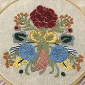 Meu projeto do curso: Técnica de bordado com o ponto atrás. Embroider project by marianarfraiz - 11.13.2020