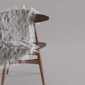 Silla con piel de oveja. Projekt z dziedziny Projektowanie i w i rób mebli użytkownika Edward Jaime Garcia Cuenu - 13.11.2020