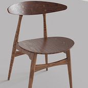 Silla Carl Hansen. Projekt z dziedziny Projektowanie i w i rób mebli użytkownika Edward Jaime Garcia Cuenu - 13.11.2020