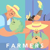 Farmers. Traditional illustration project by Cole Heimsoth - 11.13.2020