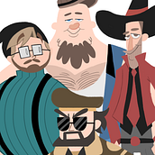 Pack Rats. Character Design project by Cole Heimsoth - 11.13.2020