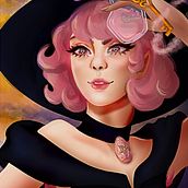 Meu projeto do curso: Retrato digital no Photoshop com um toque de fantasia. Concept Art, Digital Drawing, Traditional illustration, and Digital Illustration project by Andressa Abe - 11.14.2020