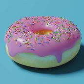 3D DONUT. 3D projeto de William Adams - 14.11.2020