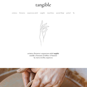 Mi Proyecto del curso: www.tangible.site. Un progetto di Architettura, Architettura d'interni, Artigianato, Ceramica, Creatività, Interior Design, Design, Retail Design, Interior design, Product design, DIY, E-commerce, Educazione e Interior Design di Maria - 14.11.2020