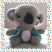 Koala Amigurumi. Fiber Arts project by María De Fátima Tantaleán Vargas - 11.14.2020
