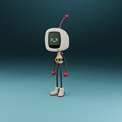 Proyecto Rober-to. 3D Character Design project by Rodrigo Palacios - 11.15.2020