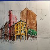 My project in Architectural Sketching with Watercolor and Ink course NYC. Architectural Illustration project by Asddsa Dsaasd - 11.15.2020