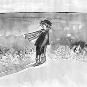 Mi Proyecto del curso: Ilustración en tinta china con influencia japonesa. Un progetto di Illustrazione con inchiostro di Mathilde Gautier - 16.11.2020
