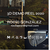 3D Demo Reel 2020. 3D, 3D Design, Modelagem 3D, e VFX projeto de Rocío González Sánchez - 08.08.2020