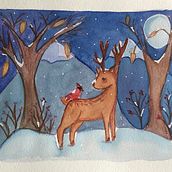 My project in Illustration Techniques with Watercolor and Gouache course. Traditional illustration project by Maria Salgado - 11.16.2020