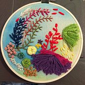 Mi Proyecto del curso: Técnicas básicas de bordado y acuarela. Embroider, and Design project by Lina Varela - 11.17.2020