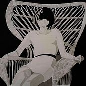 Luisa Mandelli alias Valentina. Ink Illustration project by alisea82 - 11.17.2020