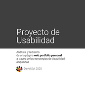 Mi Proyecto del curso: UX: Usabilidad y Experiencia de Usuario. Sketching, Design, and UX / UI project by David Sol - 11.27.2020