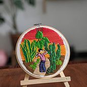 Primer contacto con el bordado botánico ,proyecto final. Embroider project by Veronica Fazzio - 11.18.2020