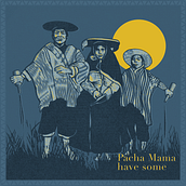 Pacha Mama Pisco Label / Digital Shading Techniques. Digital Illustration, and Traditional illustration project by rocsa - 11.18.2020