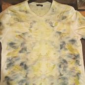 My project in Botanical Printing on Fabric and Paper course. Printing project by qousqoza7 - 11.18.2020