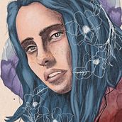 Mi Proyecto del curso: Retrato ilustrado con Procreate.  project by Yuintla Gomez Torres - 11.18.2020
