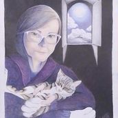  My project in Chiaroscuro Creative Portrait with Pencils course. Artistic Drawing, Children's Illustration, Drawing, and Pencil Drawing project by LIsa Statkus - 11.21.2020