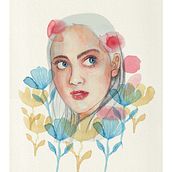 My project in Illustrated Portrait in Watercolor course Ein Projekt aus dem Bereich Aquarellmalerei und Traditionelle Illustration von Cristina Cabrera - 30.11.2020