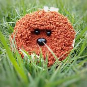Little side project with teddy bear eyes and nose. Embroider project by dasmonkey - 11.20.2020