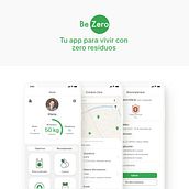 BeZero App, vive con zero residuos. Un projet de Conception d'applications , et UX / UI de Adrián Barrado - 20.11.2020