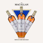 The Macalla,triple cask matured : Fotografía de objetos brillantes y esquemas de iluminación. Poster Design, and Photograph project by Adriel Hernández Sánchez - 11.20.2020