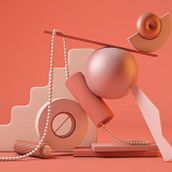 Bodegón en equilibrio. 3D, 3D Design, Character Design, and 3D Character Design project by Abel Justo Urrutia - 11.27.2020