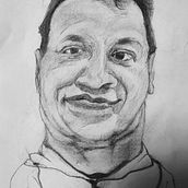 Mi Proyecto del curso: Retrato en caricatura con grafito. Drawing project by Cesar Beltran - 11.21.2020