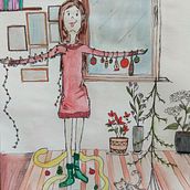 My project in The Art of Sketching: Transform Your Doodles into Art course. Un proyecto de Ilustración tradicional de Stavroula An - 25.11.2020