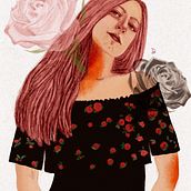 My project in Illustrated Portraits with Procreate course. Ilustração tradicional projeto de Zuzana Jab - 21.11.2020