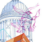 London: Architectural Illustration. Architectural Illustration, and Traditional illustration project by Tess - 11.21.2020