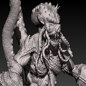 My project in Digital Sculpture of Fantastic Creatures with ZBrush course. Un proyecto de 3D, Diseño de personajes 3D y Modelado 3D de Mateo Arciniegas Caicedo - 22.11.2020