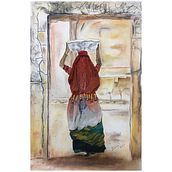 SERIES OF (UTTER VIGOROUS NOURISH WOMEN). Un progetto di Arte concettuale, Artigianato, Creatività, Progettazione 3D e Disegno di ritratti di Shivangi Dwivedi - 23.11.2020