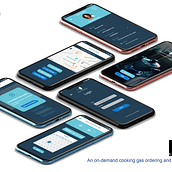 GasXpress :  On-demand cooking gas ordering app . UX / UI proyek oleh campbellyinka - 11.23.2020