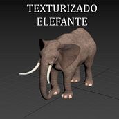 Texturizado de elefante 3D. Un proyecto de 3D de Mario Cañas - 18.04.2020