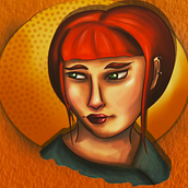 My project in Female Character Portraits in Procreate course. Character Design, and Digital Illustration project by audrey_ansaldi - 11.25.2020