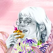 Mi Proyecto del curso: Retrato con lápiz, técnicas de color y Photoshop. Un progetto di Illustrazione tradizionale di Alexandra Marin - 25.11.2020