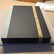 Encuadernación de obra pictórica distintos estilos. Bookbinding project by Maria Jose Dominguez - 11.29.2020