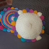 Vía Láctea de lanas: Tejido en telar circular. Un projet de Art textile de Lilia Cuneo - 25.11.2020